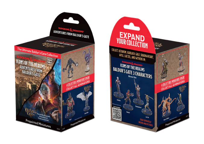D&D Icons of the Realms: Adventures From Baldurs Gate - 8ct Booster Brick - Image 2