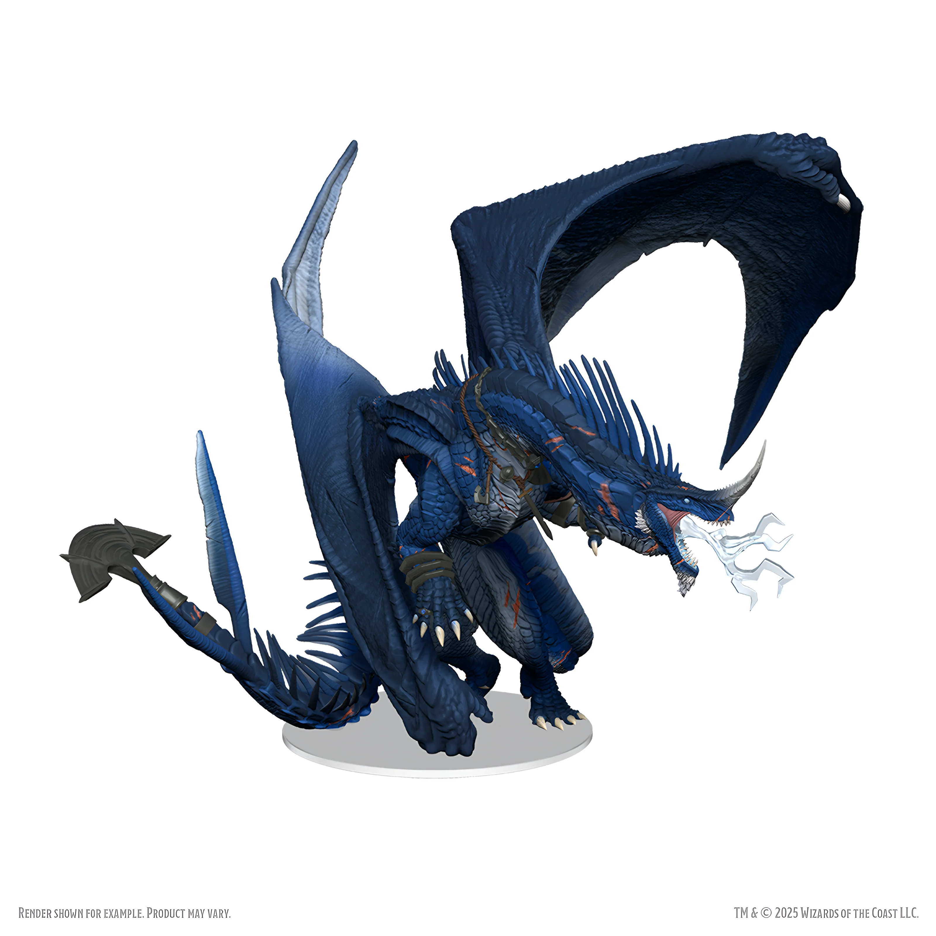 D&D Icons of the Realms: Anthradusk, Ancient Blue Dragon