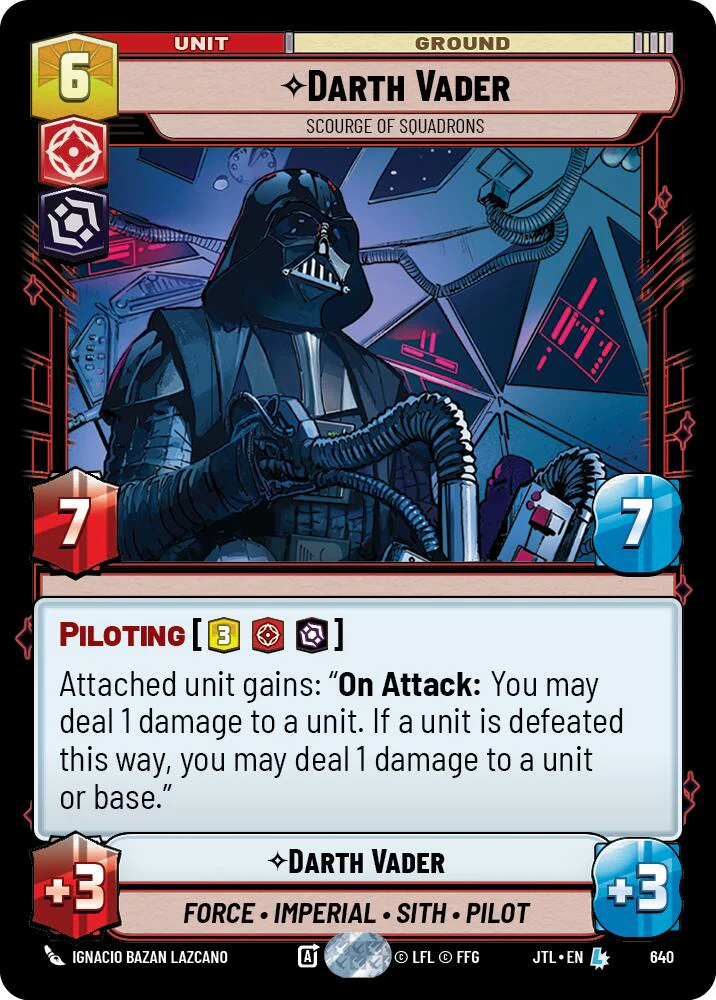 Darth Vader - Scourge of Squadrons (Foil) - 640 - (Jump to Lightspeed)