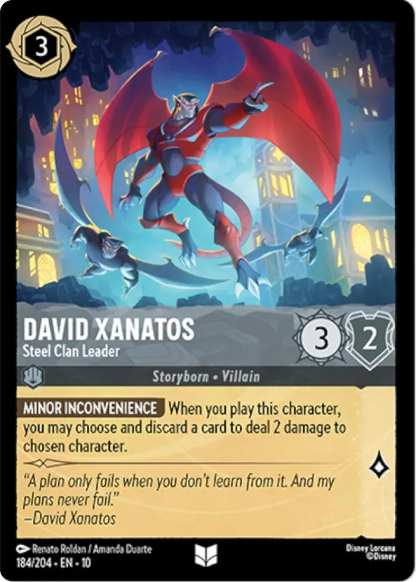 David Xanatos - Steel Clan Leader - 184/204 - (Whispers in the Well)