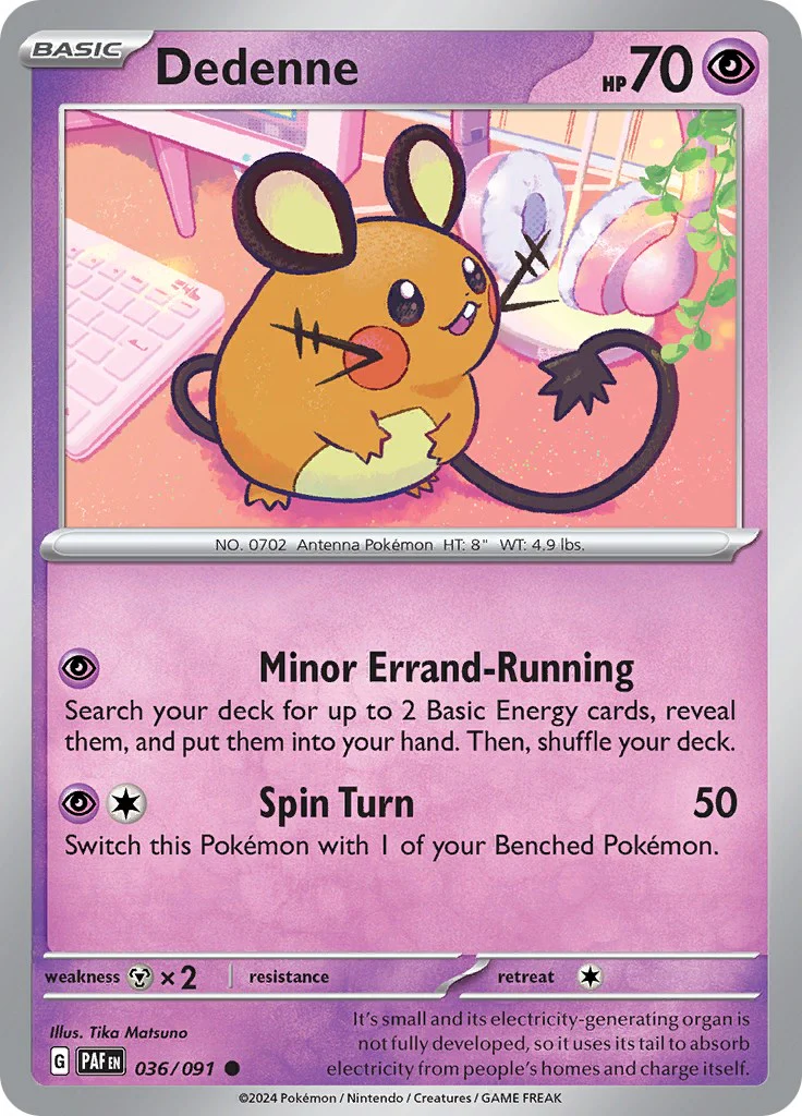 Dedenne - 036/091 - (SV: Paldean Fates)