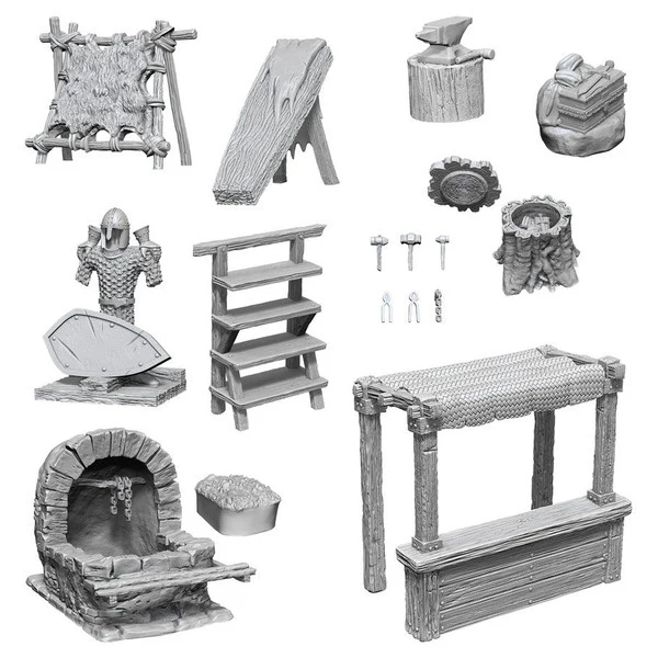 Deep Cuts Minis: Townspeople & Accessories (Unpainted) - Image 3