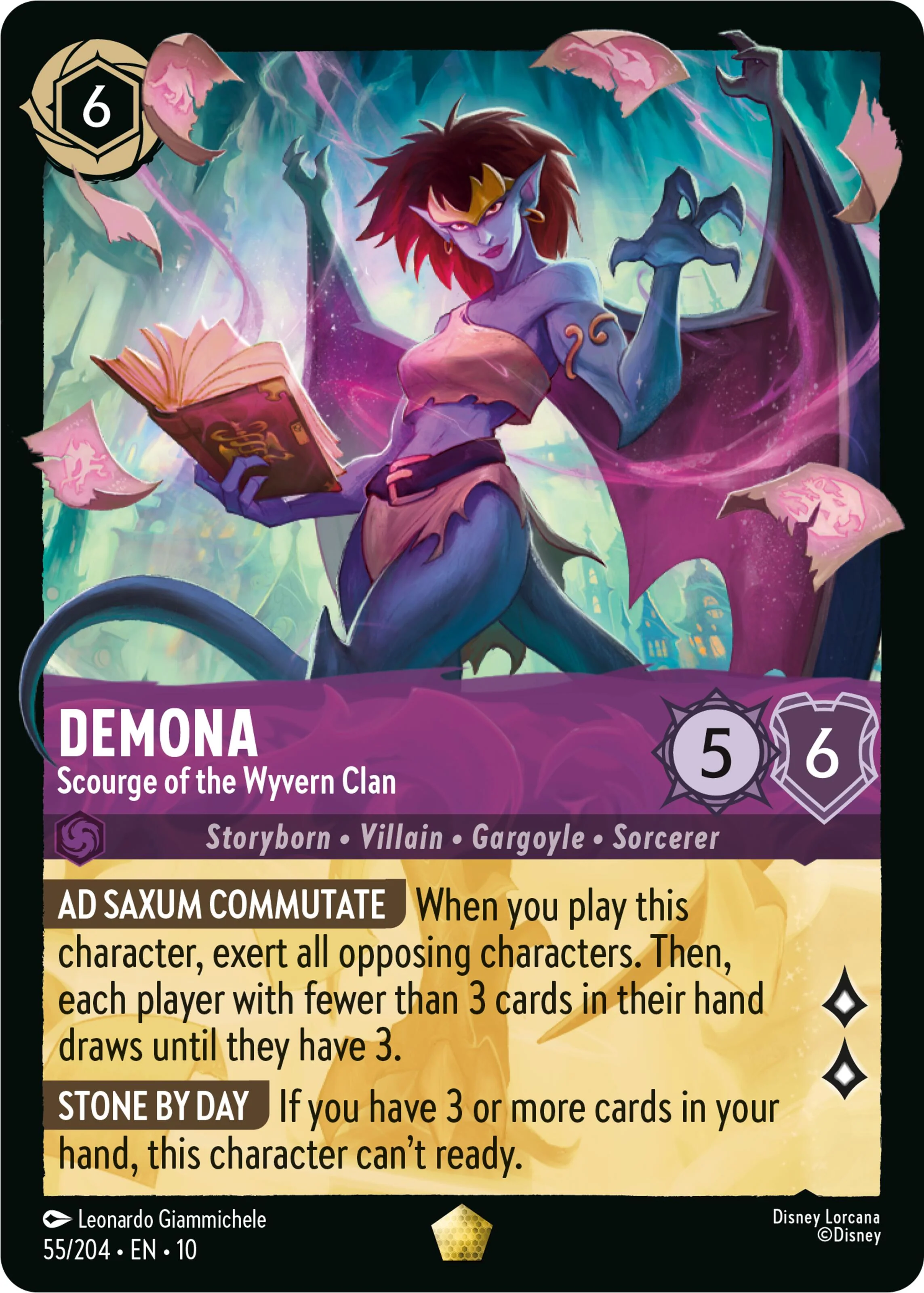 Demona - Scourge of the Wyvern Clan - 55/204 - (Whispers in the Well)