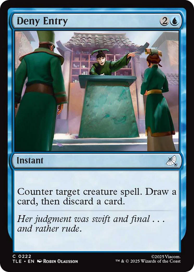 Deny Entry - 222 - (Avatar: The Last Airbender: Eternal-Legal)