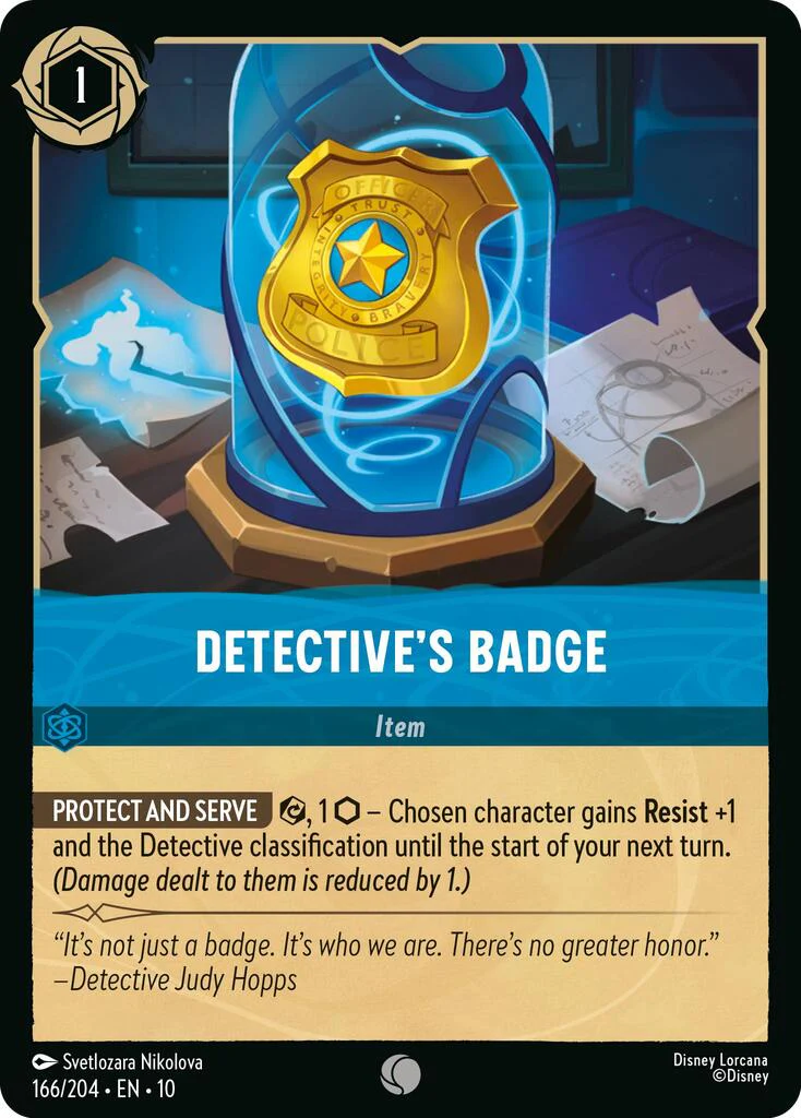 Detective's Badge - 166/204 - (Whispers in the Well)