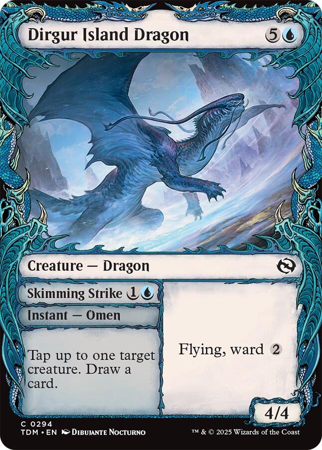 Dirgur Island Dragon (Showcase) - 294 - (Tarkir: Dragonstorm)
