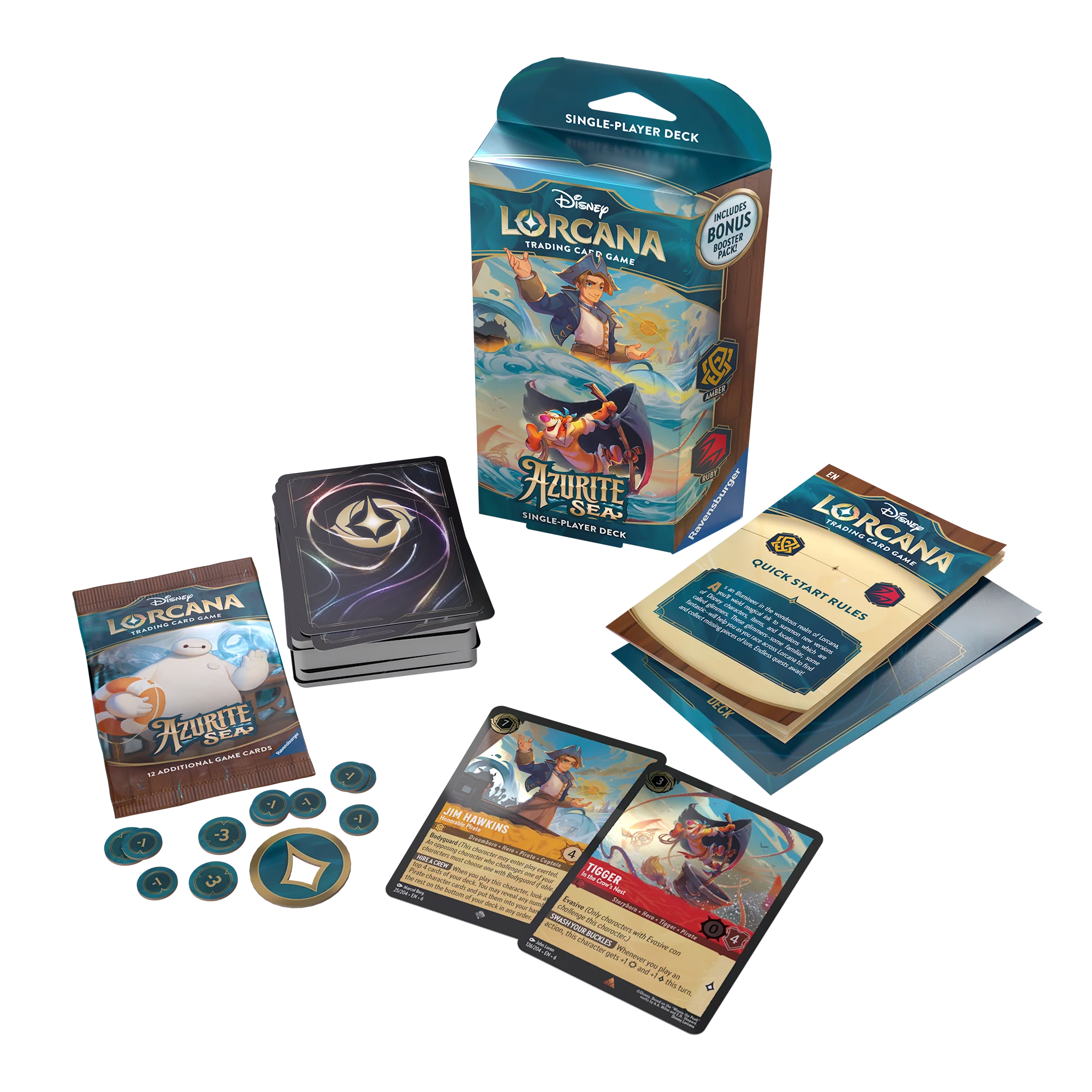 Disney Lorcana TCG: Azurite Sea - Starter Deck (Set of 2) - Image 2