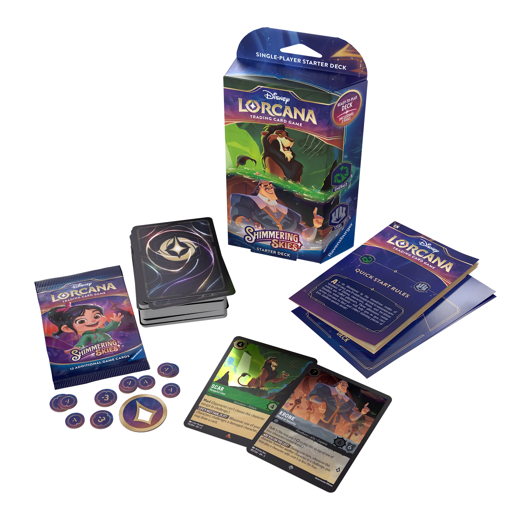 Disney Lorcana TCG: Shimmering Skies - Starter Deck (Set of 2) - Image 2