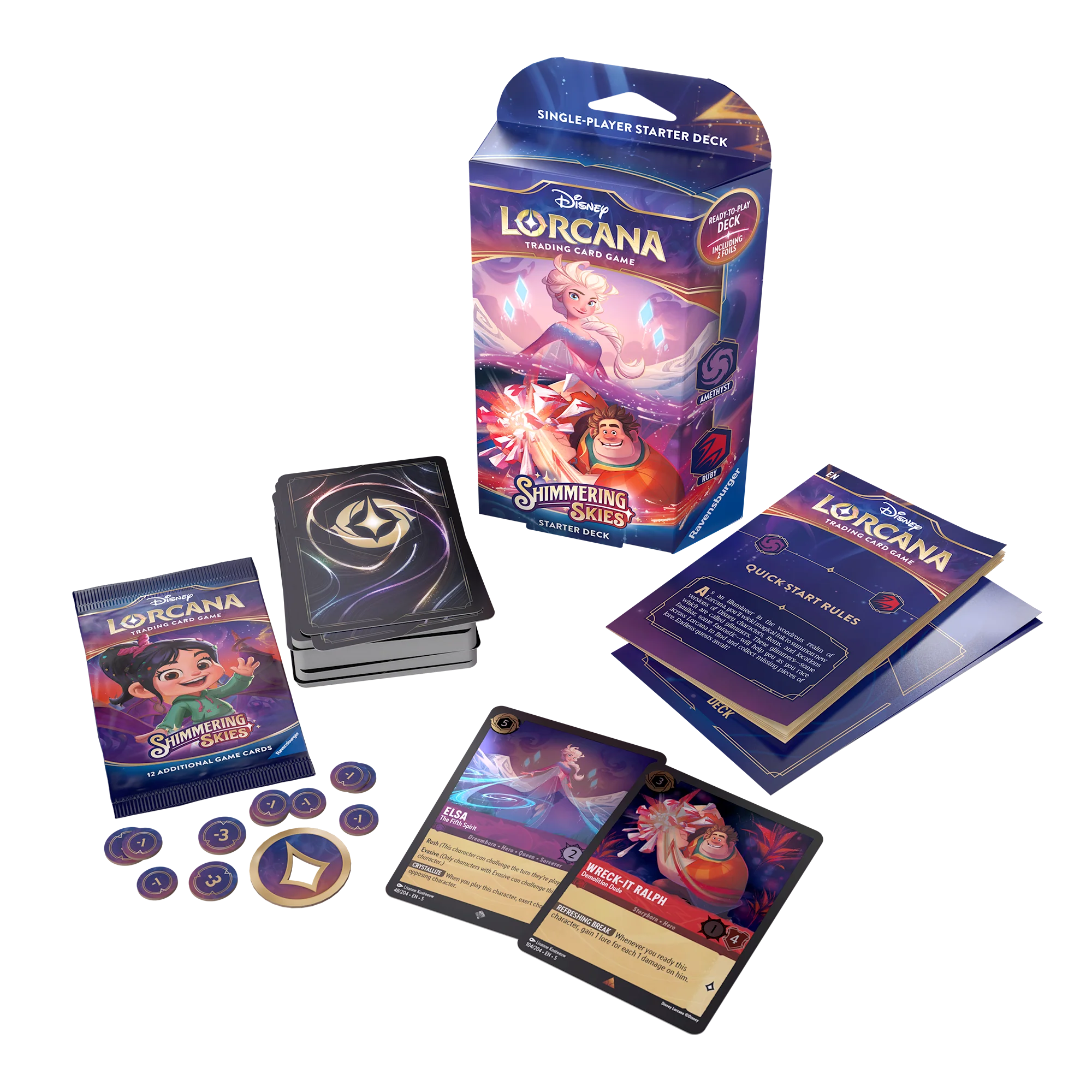 Disney Lorcana TCG: Shimmering Skies - Starter Deck (Set of 2) - Image 3