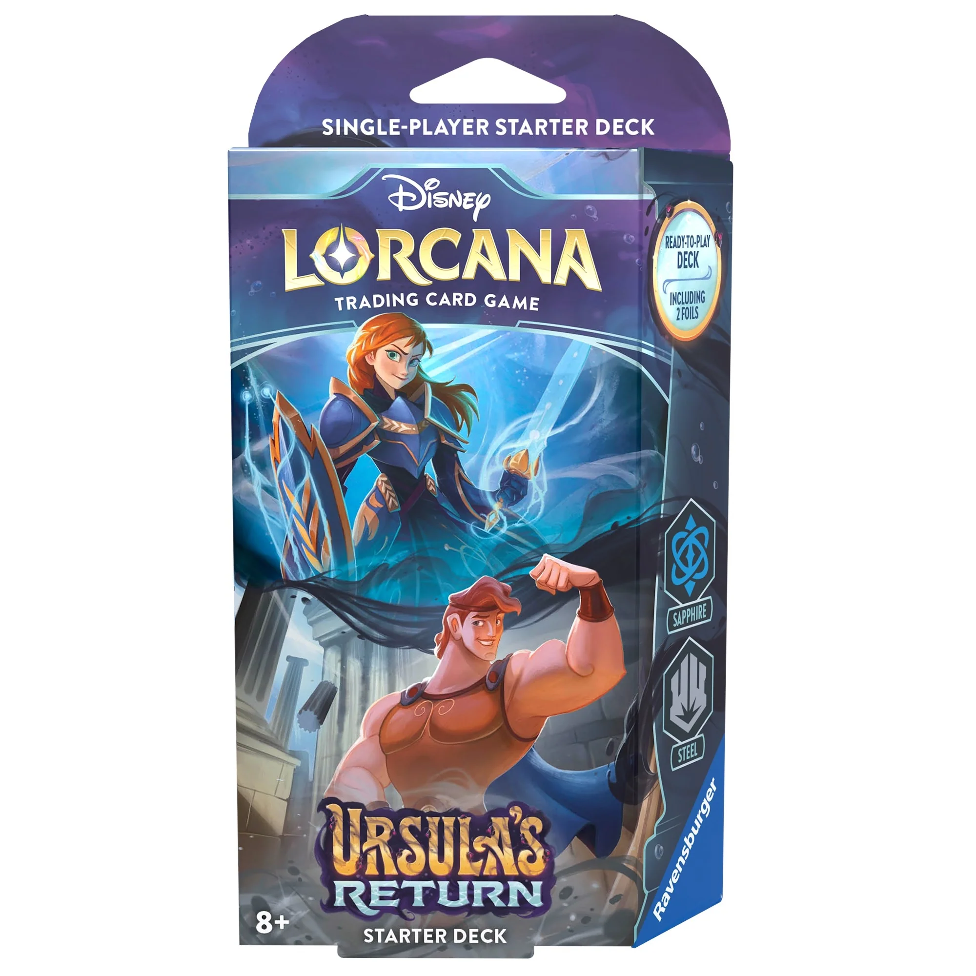 Disney Lorcana: Ursula's Return Starter Deck (Sapphire & Steel) [4]