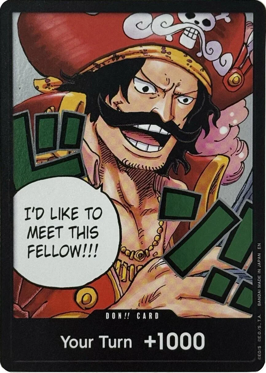 DON!! Card (Gol.D.Roger) - - (Carrying On His Will)