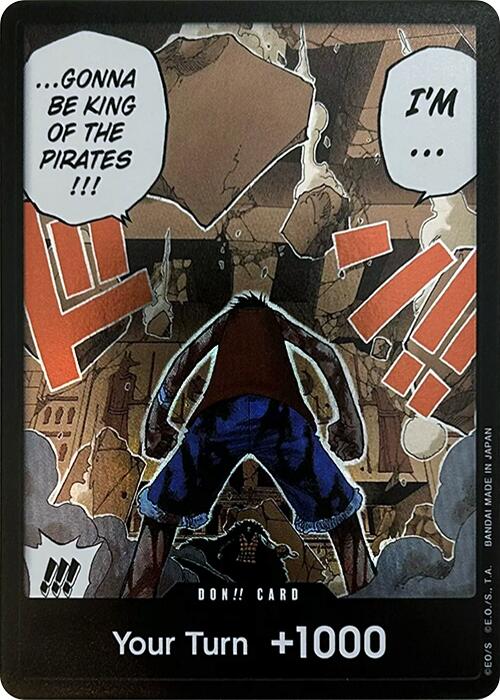 DON!! Card (Luffy vs. Crocodile) (Devil Fruits Collection Vol. 1) - - (One Piece Promotion Cards)