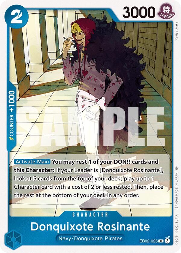 Donquixote Rosinante - EB02-025 - (Extra Booster: Anime 25th Collection)