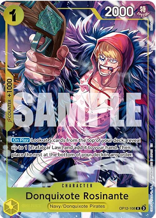 Donquixote Rosinante (Illustration Box Vol.6) - OP12-108 - (One Piece Promotion Cards)