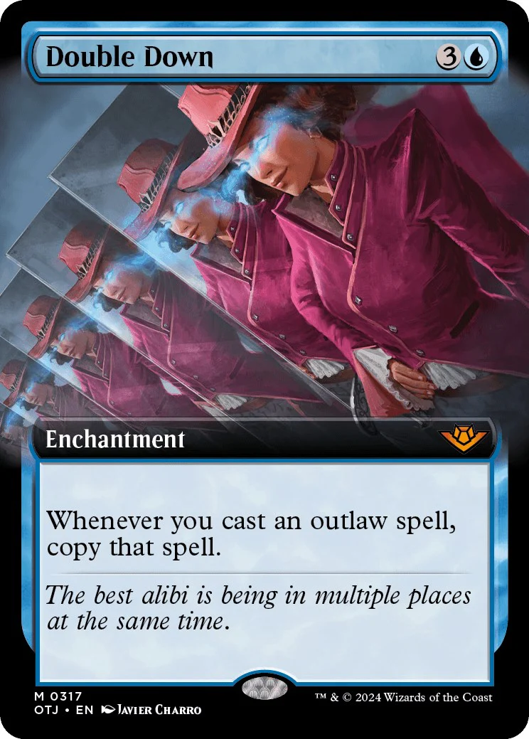 Double Down (Extended Art) - 317 - (Outlaws of Thunder Junction)