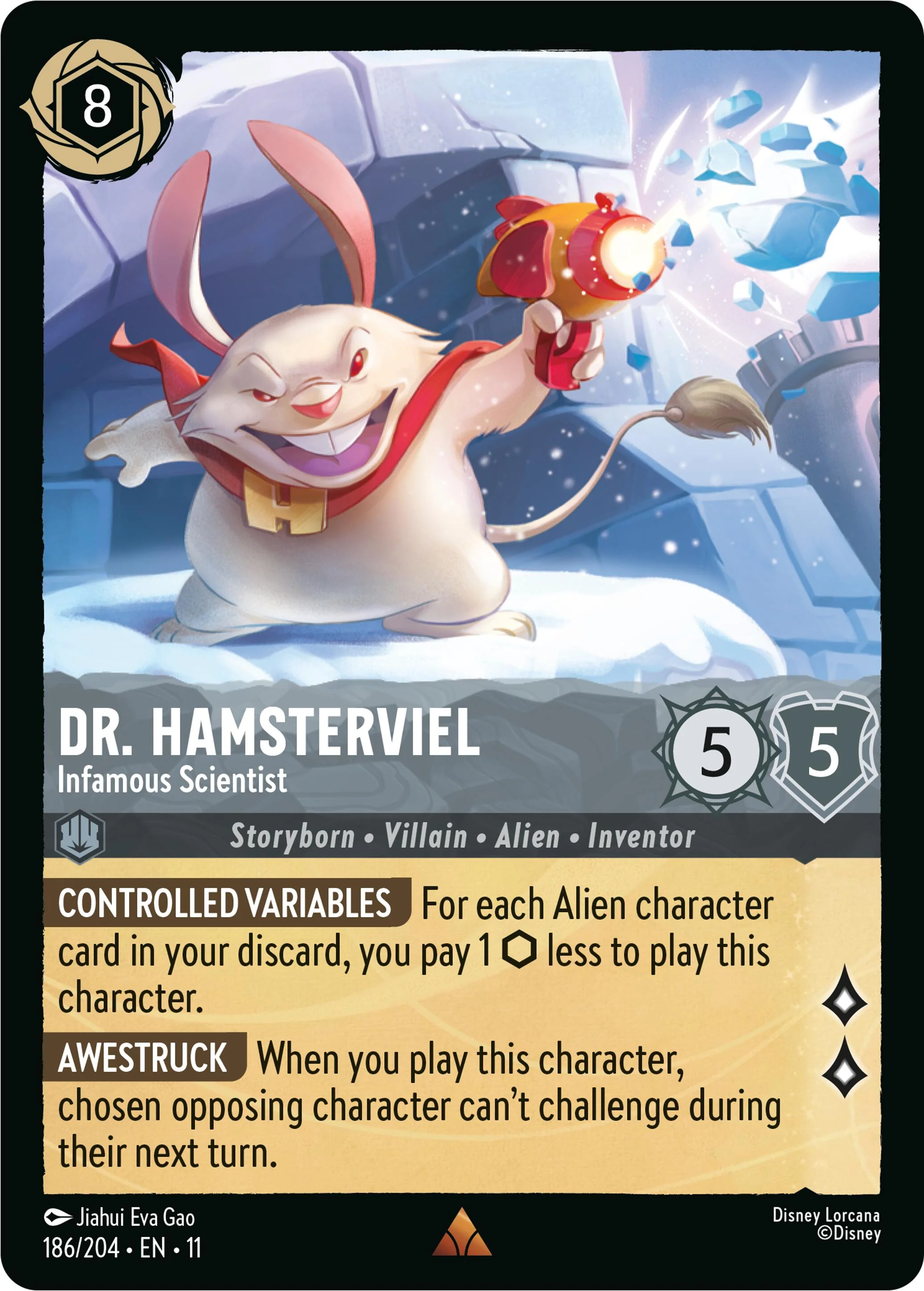Dr. Hamsterviel - Infamous Scientist - 186/204 - (Winterspell)