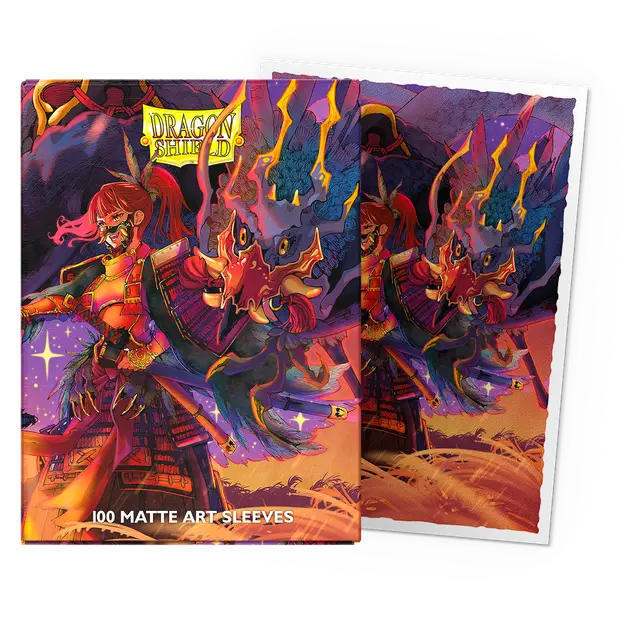 Dragon Shield: Japanese Artist Series 2 - The Fallen - Standard Matte Art Card Sleeves (100ct)