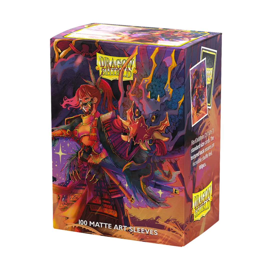 Dragon Shield: Japanese Artist Series 2 - The Fallen - Standard Matte Art Card Sleeves (100ct) - Image 2