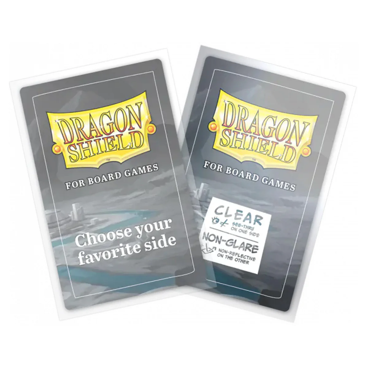 Dragon Shield: Board Game Sleeves - Clear/Non-Glare (100ct) - Up to 57 x 89mm - Image 2