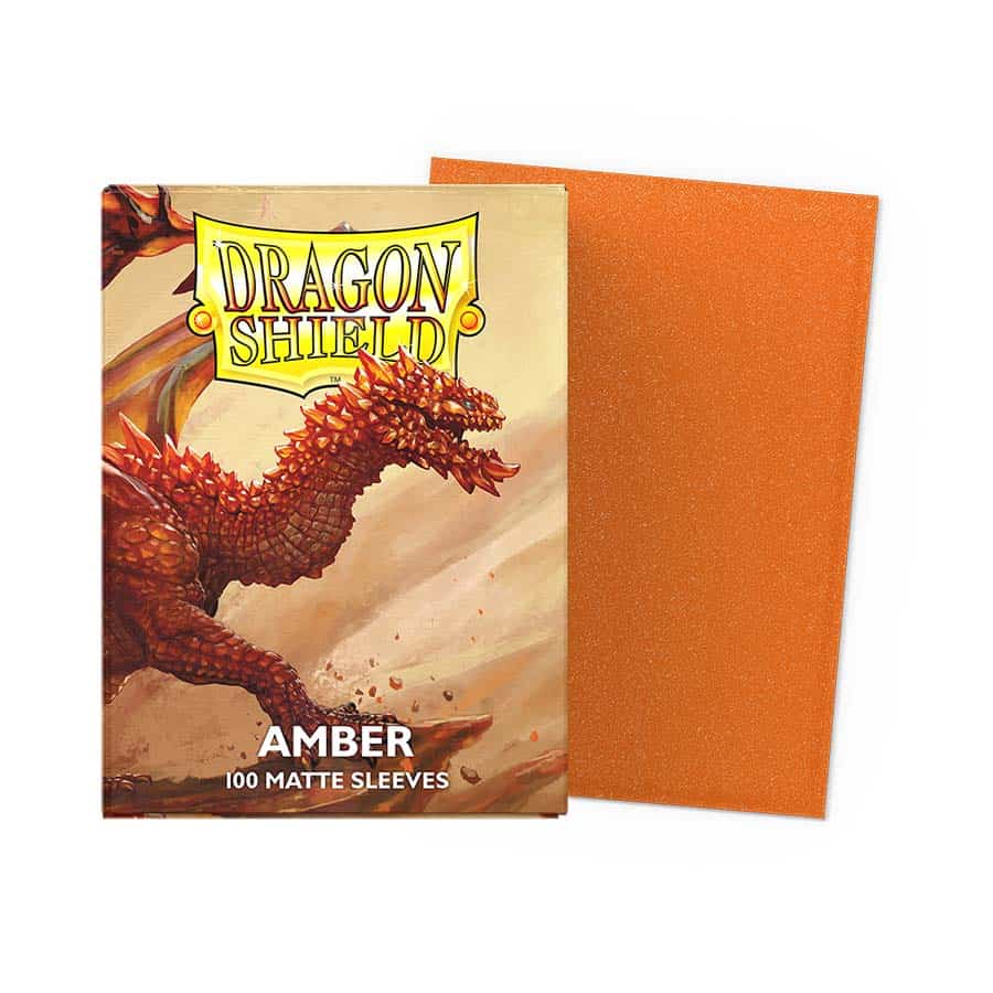 Dragon Shield: Matte Sleeves - Amber (100ct)