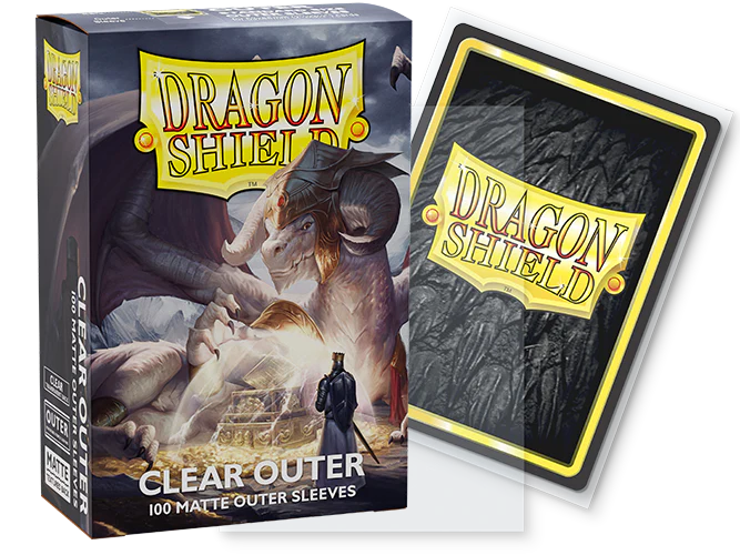 Dragon Shield: Matte Sleeves - Outer Clear (100ct)