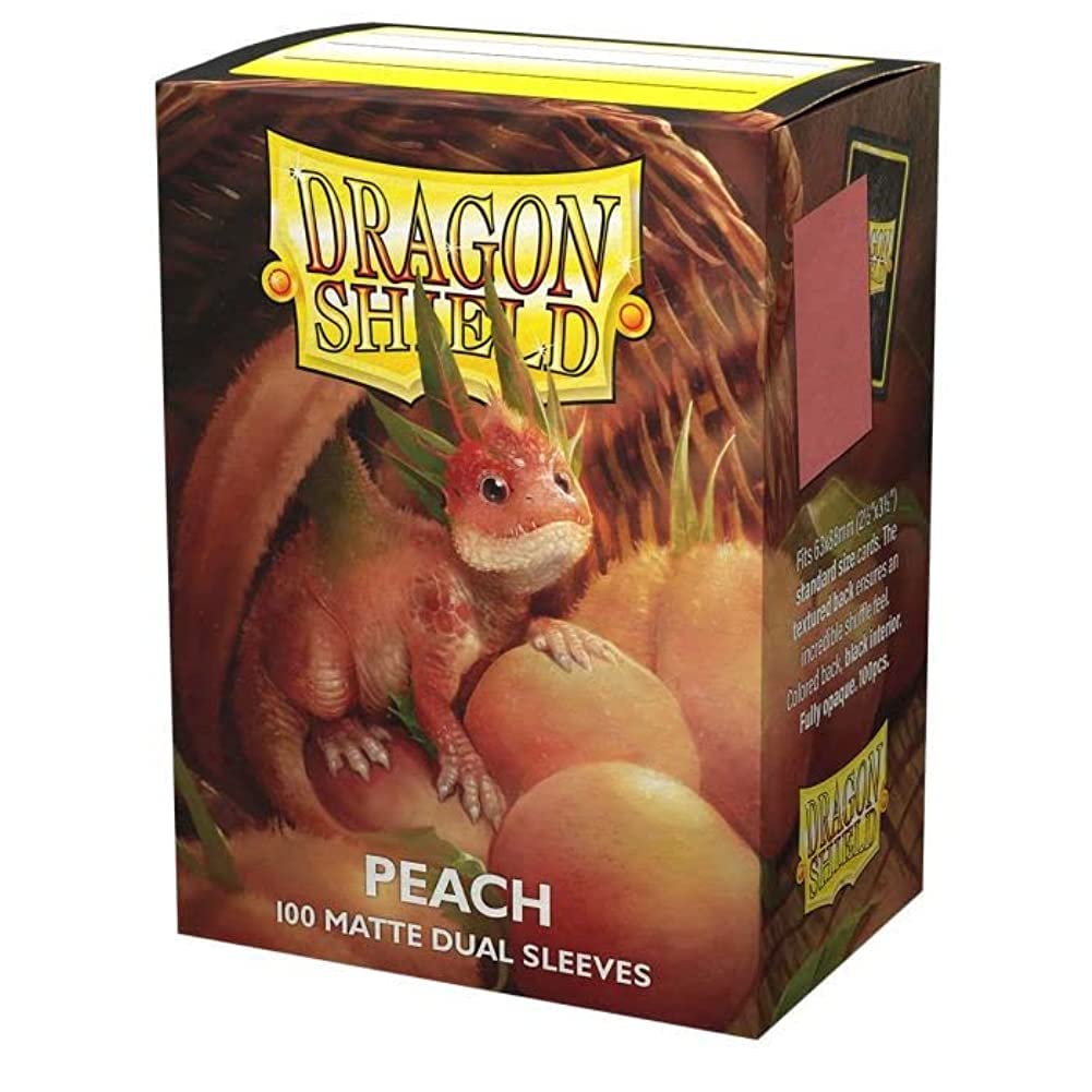 Dragon Shield: Peach - Matte Dual Card Sleeves (100ct)