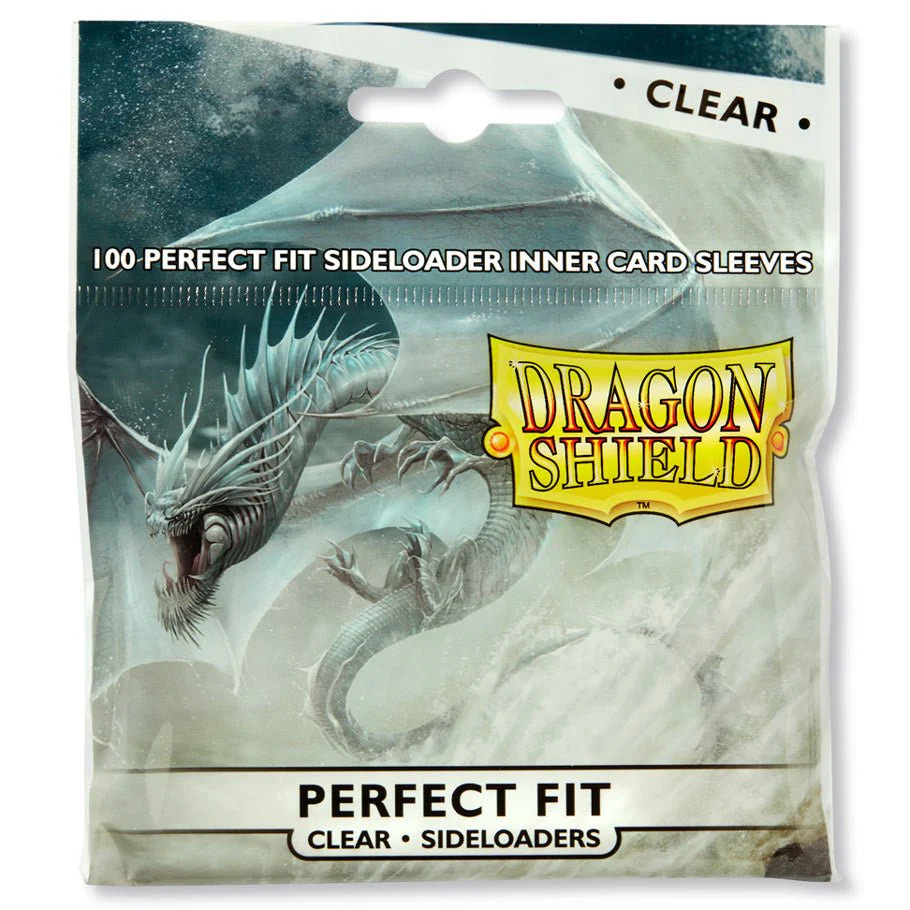 Dragon Shield: Perfect Fit Standard Side-Loading Sleeves - Clear (100)