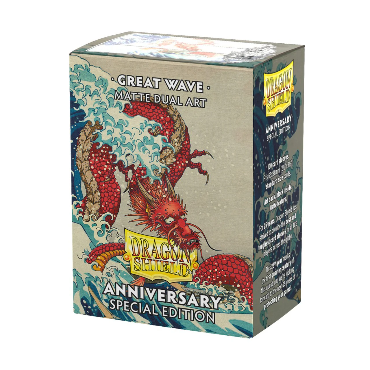Dragon Shield: Great Wave 25th Anniversary Special Edition - Matte Dual Art Card Sleeves (100ct) - Image 2