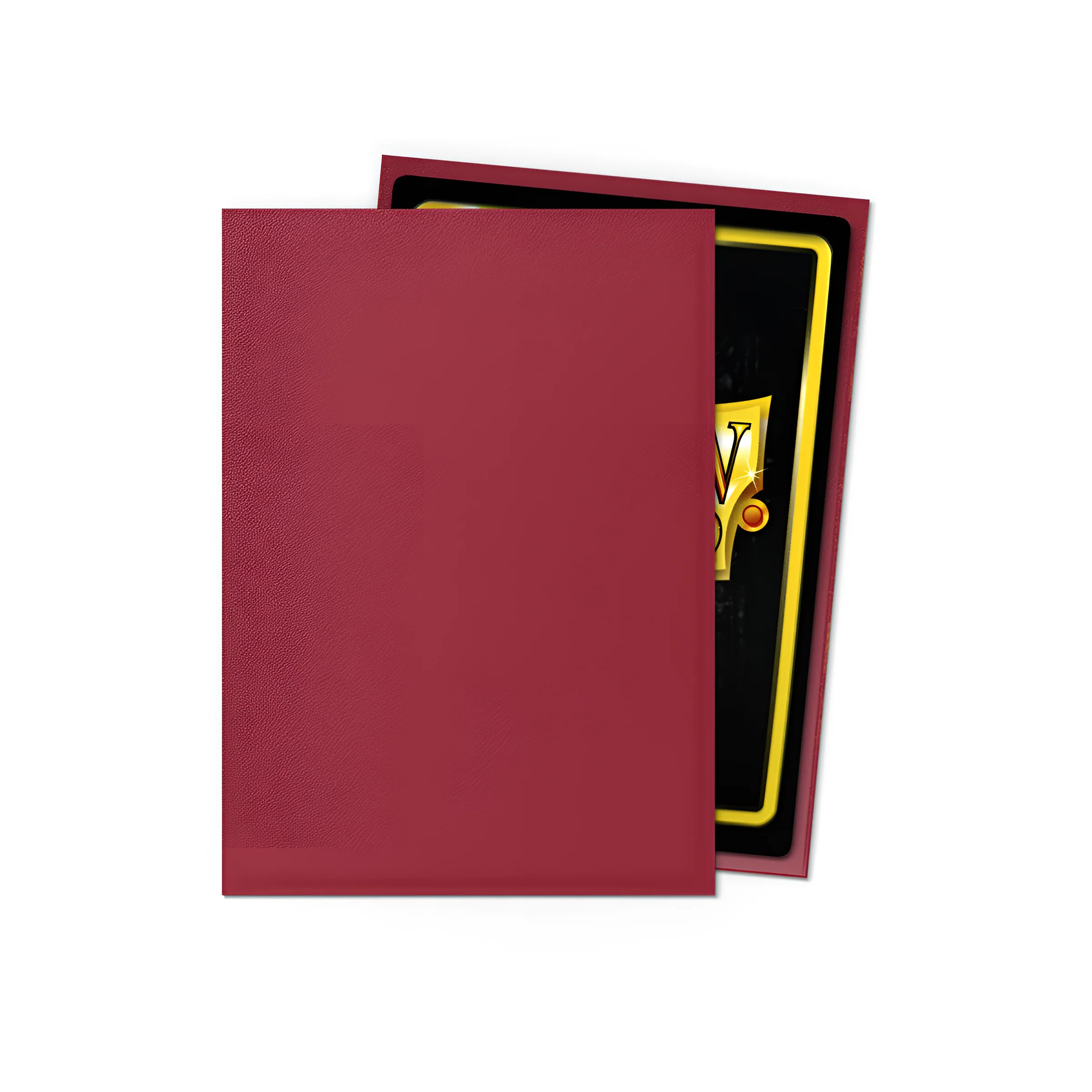 Dragon Shield Sleeves: Standard- Matte Non-Glare Blood Red (100ct) - Image 2