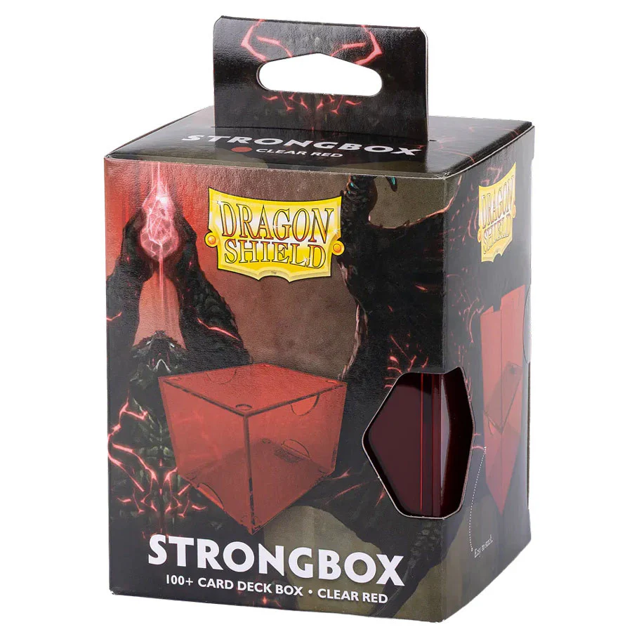 Dragon Shield: Strongbox - 100+ Clear Red
