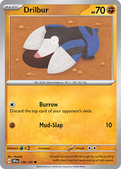 Drilbur - 108/191 - (SV08: Surging Sparks)