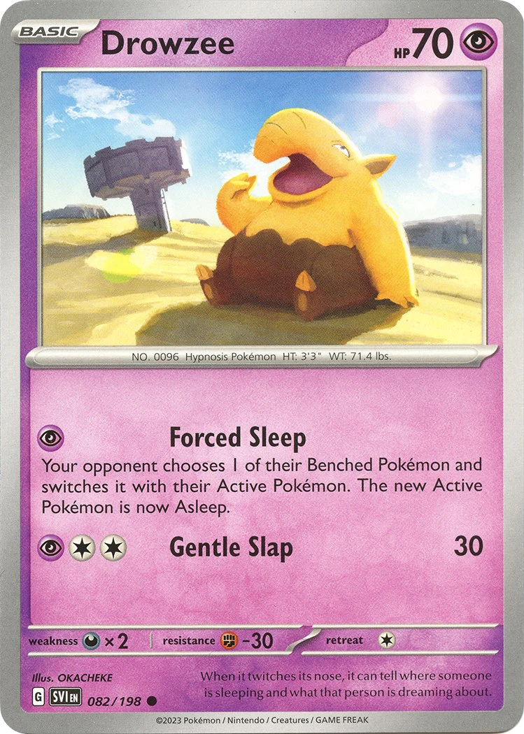 Drowzee - 082/198 - 082/198 - (SV01: Scarlet & Violet Base Set)