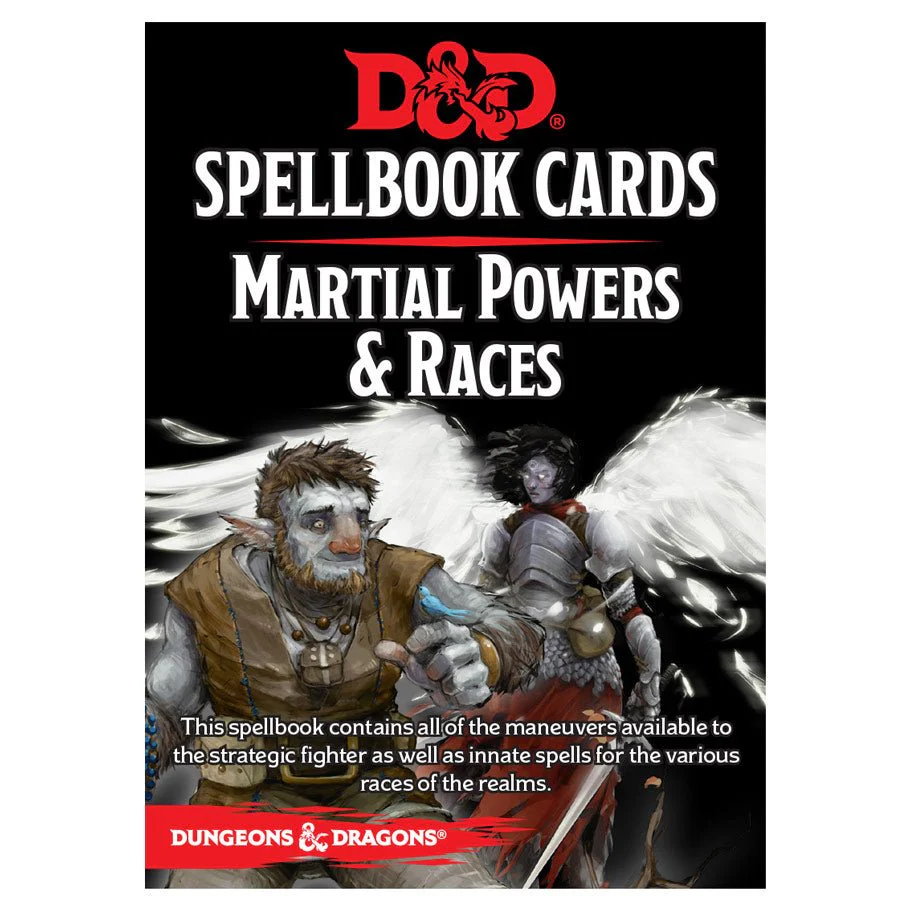 Dungeons & Dragons: Spellbook Cards - Martial Powers & Races (Version 3)