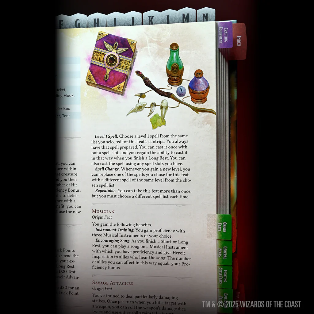 Dungeons & Dragons: Book Tabs - 2024 Player's Handbook - Image 3