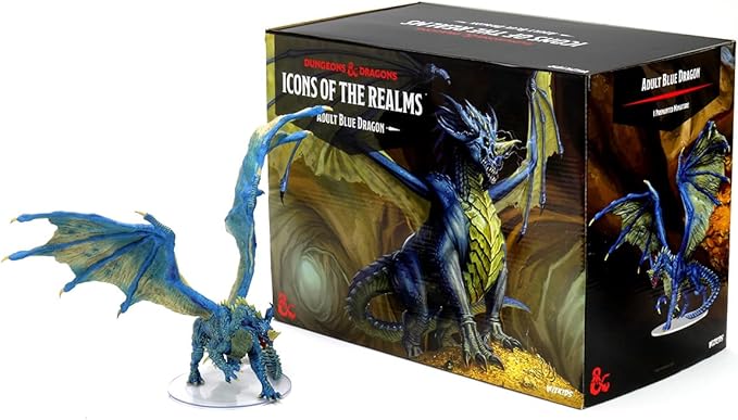Dungeons & Dragons: Icons of the Realms - Premium Figure Adult Blue Dragon - Image 2