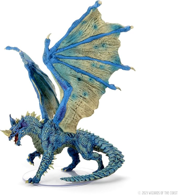 Dungeons & Dragons: Icons of the Realms - Premium Figure Adult Blue Dragon - Image 3