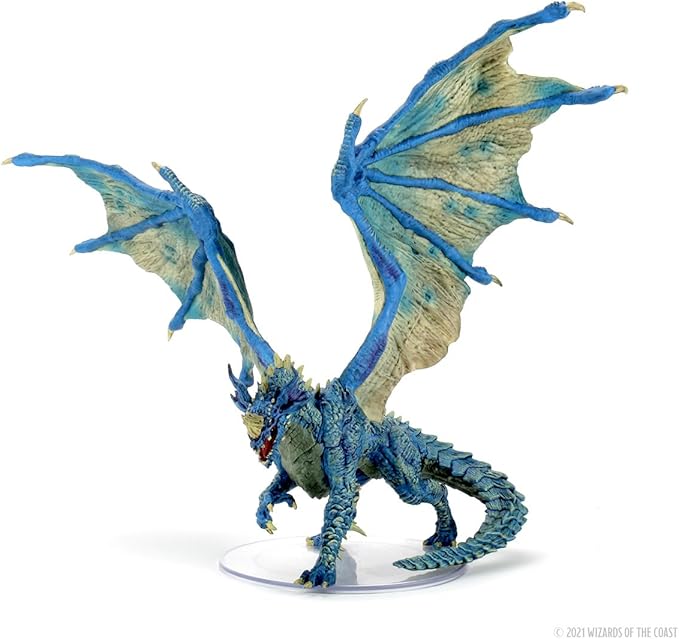 Dungeons & Dragons: Icons of the Realms - Premium Figure Adult Blue Dragon - Image 4