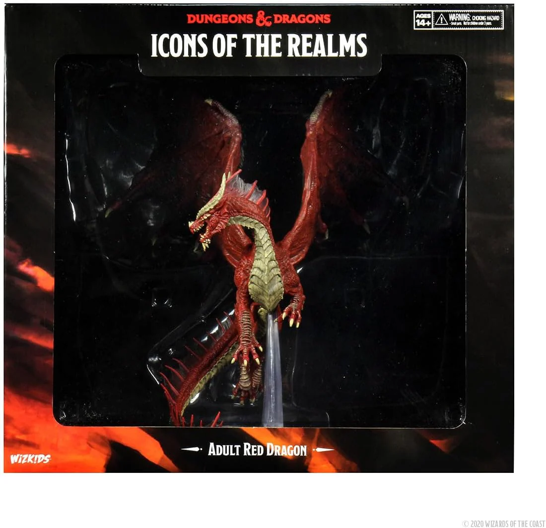 Dungeons & Dragons: Icons of the Realms - Premium Figure Adult Red Dragon - Image 2