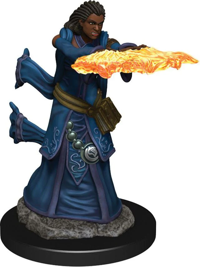 Dungeons & Dragons: Icons of the Realms Premium Miniatures - Female Human Wizard (Wave 5)