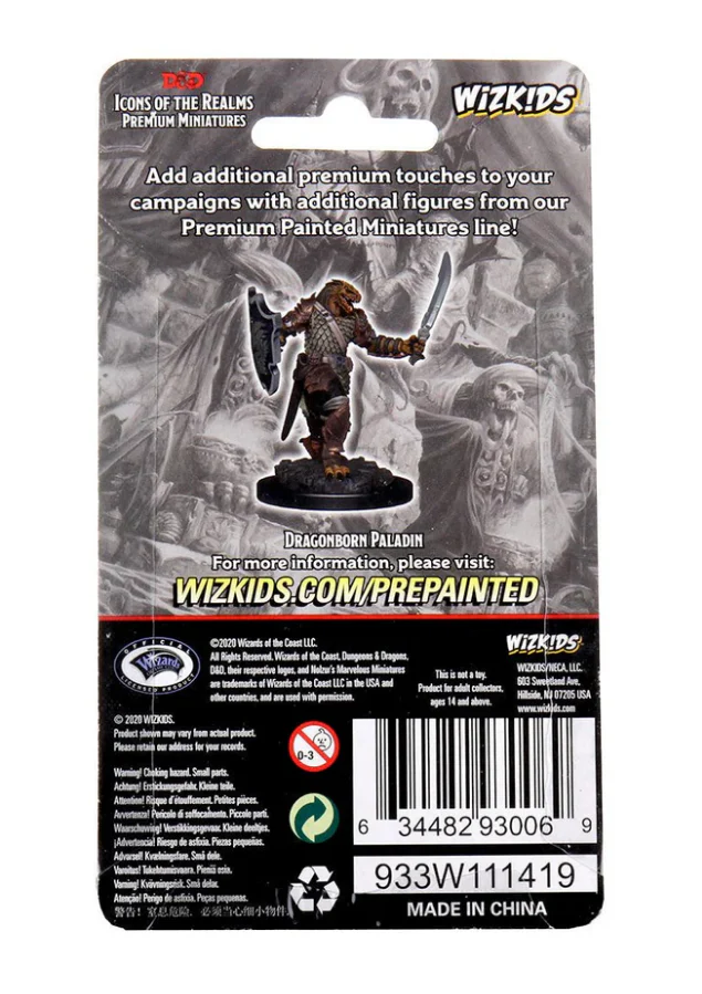 Dungeons & Dragons: Icons of the Realms Premium Figures W02 Dragonborn Female Paladin - Image 4