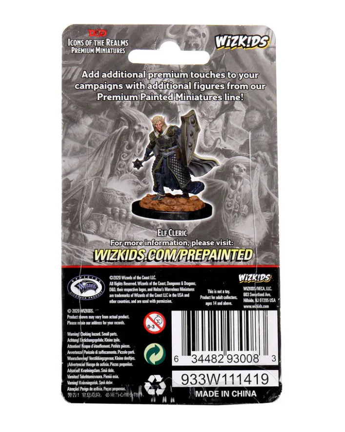 Dungeons & Dragons: Icons of the Realms Premium Figures W02 Elf Male Cleric - Image 4