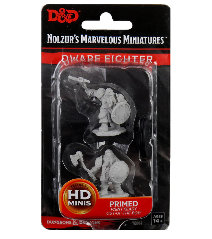 Dungeons & Dragons: Nolzur's Marvelous Unpainted Miniatures - W01 Dwarf Male Fighter - Image 2