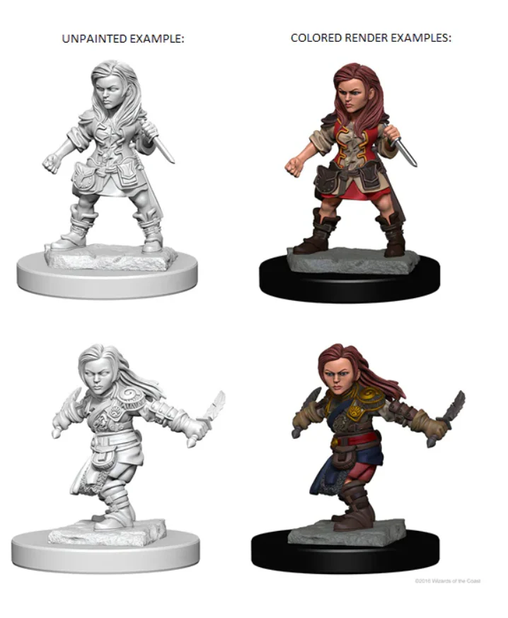 Dungeons & Dragons: Nolzur's Marvelous Unpainted Miniatures - W01 Halfling Female Rogue - Image 3