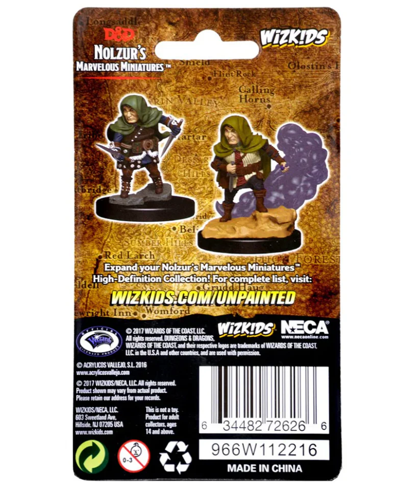 Dungeons & Dragons: Nolzur's Marvelous Unpainted Miniatures - W01 Halfling Male Rogue - Image 3