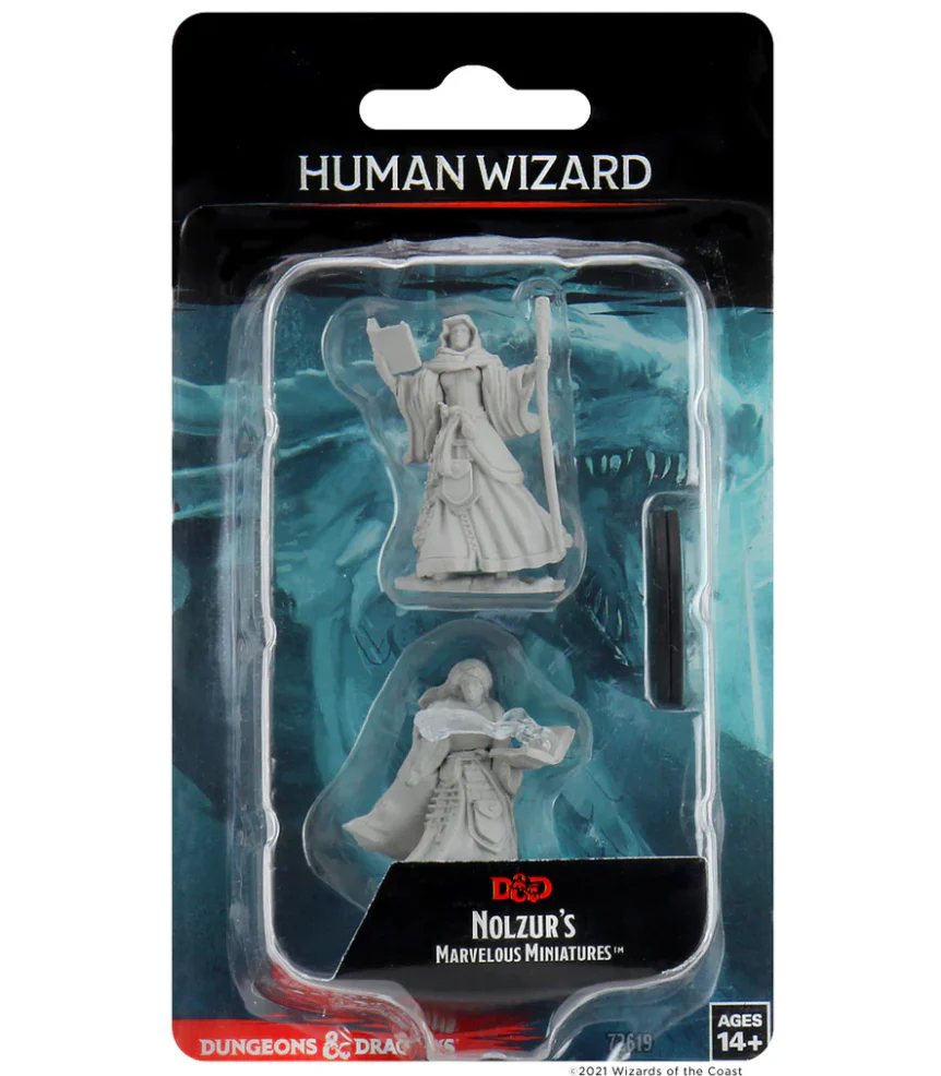 Dungeons & Dragons: Nolzur's Marvelous Unpainted Miniatures - W01 Human Female Wizard - Image 2