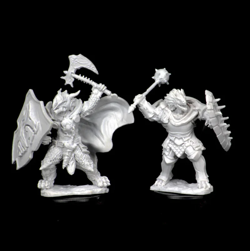 Dungeons & Dragons: Nolzur's Marvelous Unpainted Miniatures - W04 Dragonborn Male Paladin - Image 2