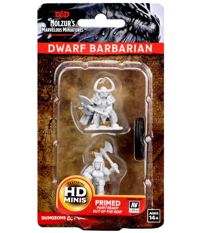 Dungeons & Dragons: Nolzur's Marvelous Unpainted Miniatures - W04 Dwarf Female Barbarian - Image 3
