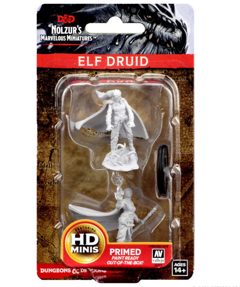 Dungeons & Dragons: Nolzur's Marvelous Unpainted Miniatures - W04 Elf Female Druid - Image 3