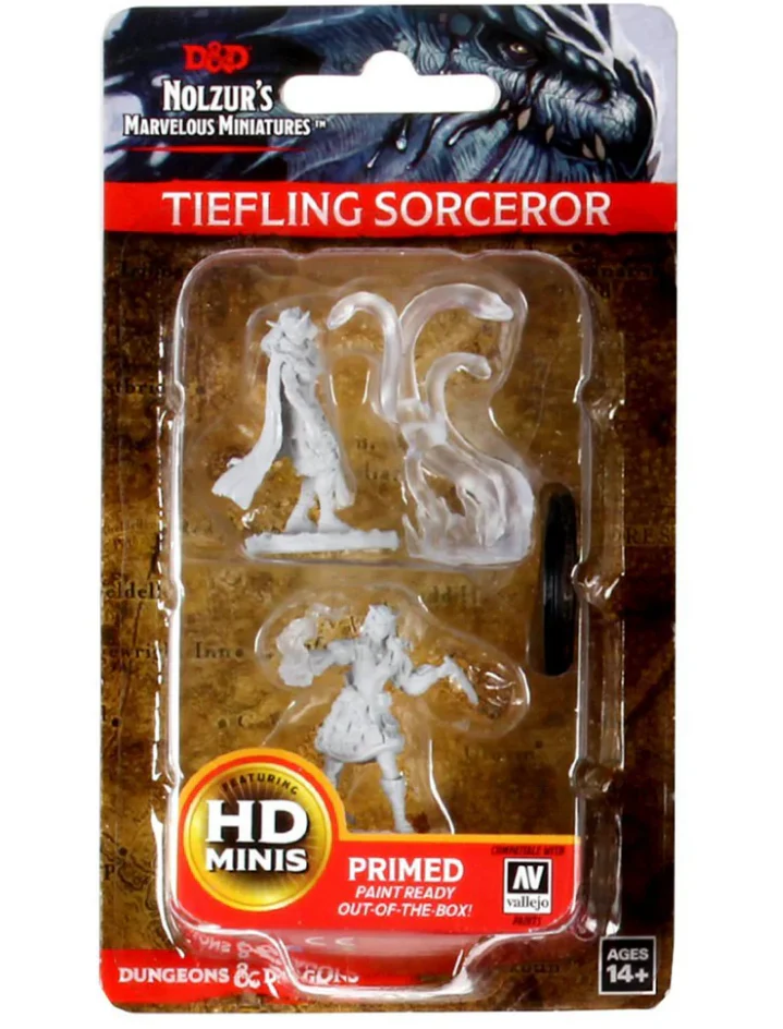 Dungeons & Dragons: Nolzur's Marvelous Unpainted Miniatures - W04 Tiefling Female Sorcerer - Image 4