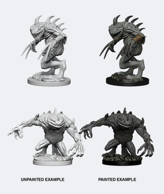 Dungeons & Dragons: Nolzur's Marvelous Unpainted Miniatures - W05 Grey Slaad & Death Slaad - Image 2